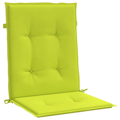 Almofadões lombares p/ cadeiras jardim 4pcs oxford verde brilh.