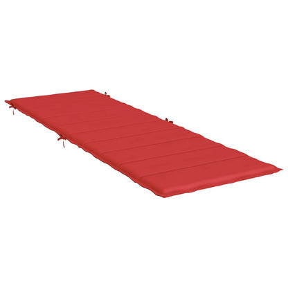 Almofadão p/ espreguiçadeira 186x58x4 cm tecido oxford vermelho