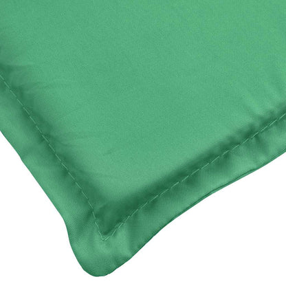 Almofadão para cadeira de terraço (75+105)x50x4 cm verde