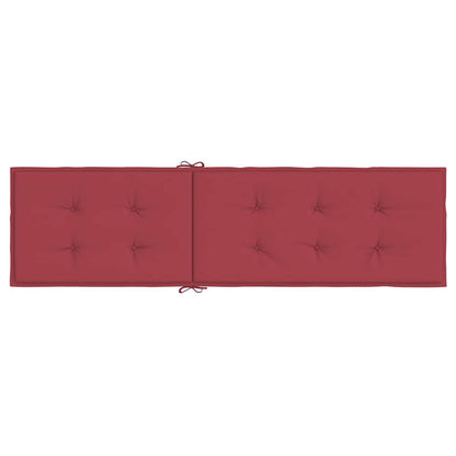 Almofadão p/ cadeira de terraço (75+105)x50x4 cm vermelho tinto