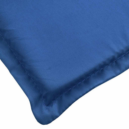 Almofadão para cadeira de terraço (75+105)x50x4 cm azul real