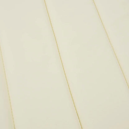 Almofadão p/ espreguiçadeira 200x60x3 cm tecido oxford creme
