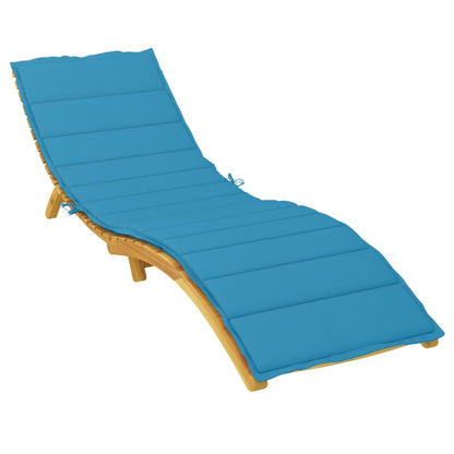 Almofadão p/ espreguiçadeira 200x60x3 cm tecido oxford azul