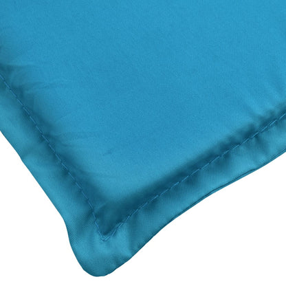 Almofadão p/ espreguiçadeira 200x60x3 cm tecido oxford azul