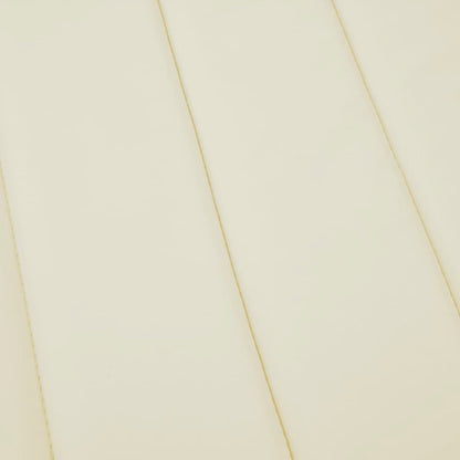 Almofadão p/ espreguiçadeira 200x70x3 cm tecido oxford creme