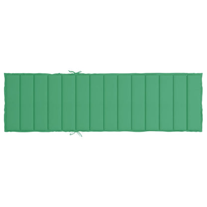 Almofadão p/ espreguiçadeira 200x70x3 cm tecido oxford verde