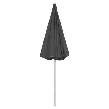 Guarda-sol de praia 240 cm antracite