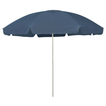 Guarda-sol de praia 300 cm azul