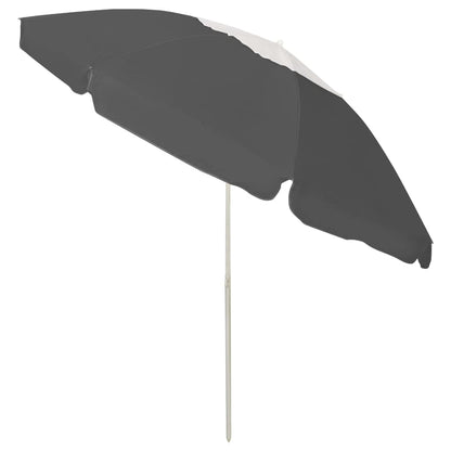 Guarda-sol de praia 240 cm antracite