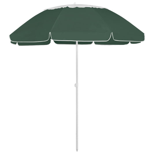 Guarda-sol de praia 300 cm verde
