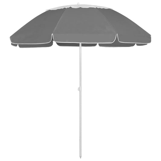 Guarda-sol de praia 300 cm antracite
