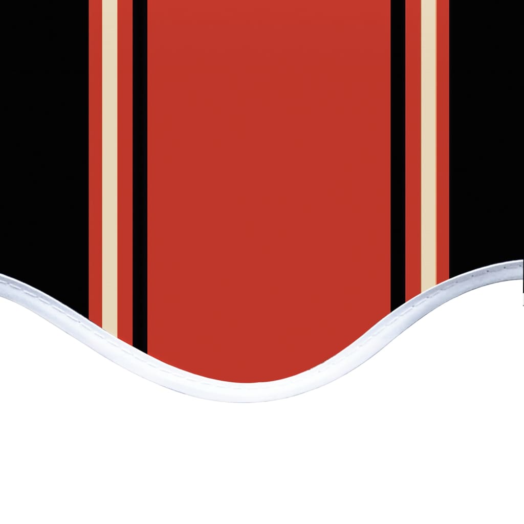 Tecido de substituição para toldo 5x3,5 m laranja e castanho