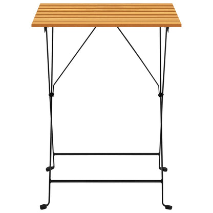 Mesa de bistrô 55x54x71 cm madeira de acácia maciça