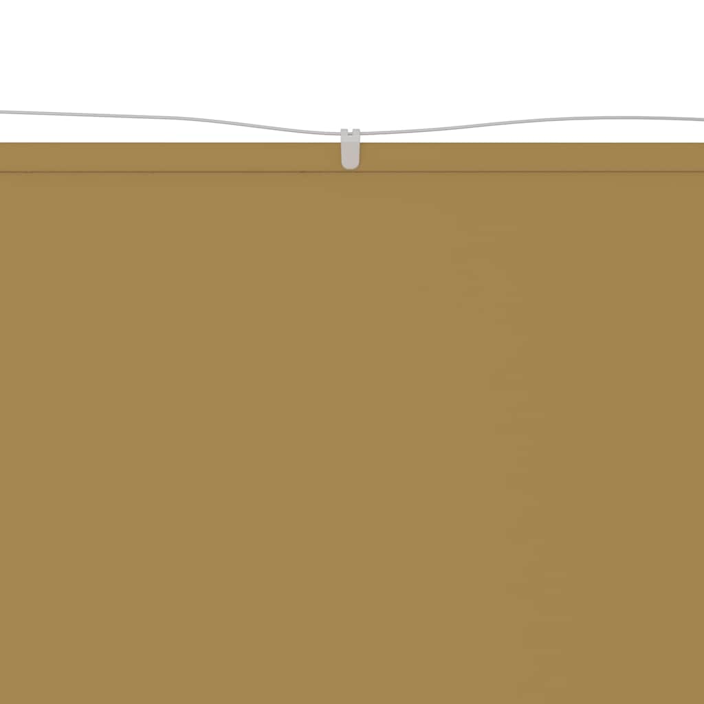 Toldo vertical 140x600 cm tecido oxford bege