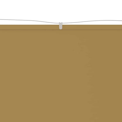 Toldo vertical 140x600 cm tecido oxford bege