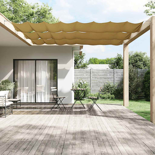 Toldo vertical 140x600 cm tecido oxford bege