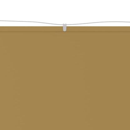 Toldo vertical 140x1000 cm tecido oxford bege
