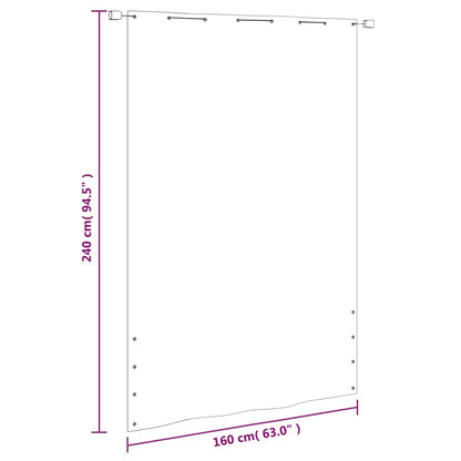 Tela de varanda 160x240 cm tecido oxford verde-claro