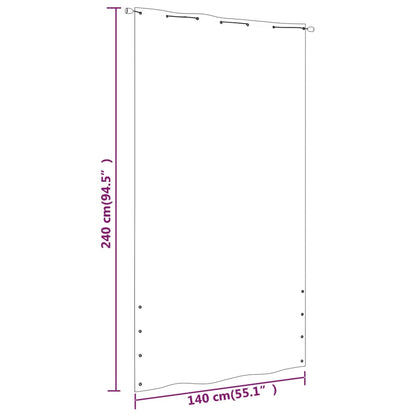 Tela de varanda 140x240 cm tecido oxford azul