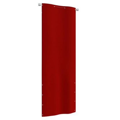 Tela de varanda 80x240 cm tecido oxford vermelho