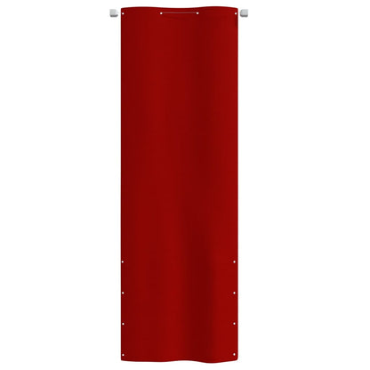 Tela de varanda 80x240 cm tecido oxford vermelho