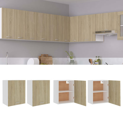 Armários de parede “Lyon” 2 pcs carvalho sonoma