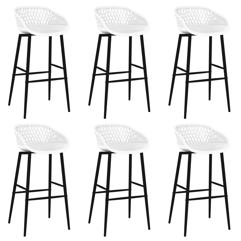 7 pcs conjunto de bar preto e branco