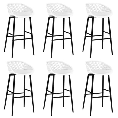7 pcs conjunto de bar preto e branco