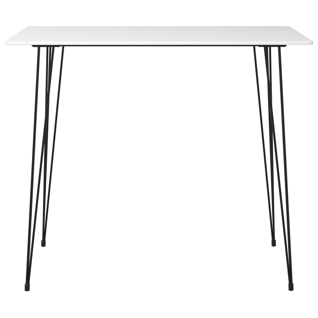5 pcs conjunto de bar branco e preto