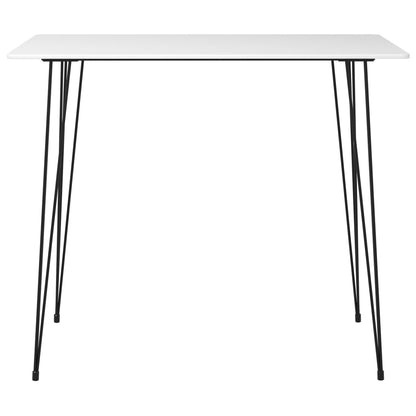 5 pcs conjunto de bar branco e preto