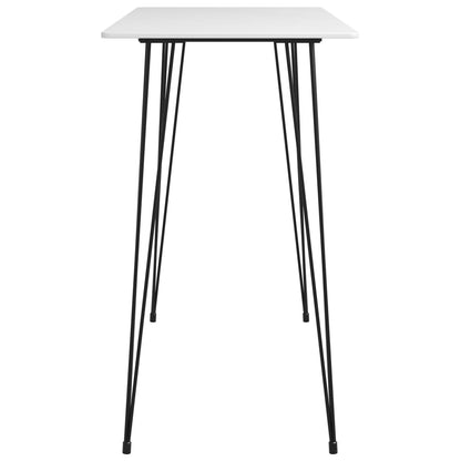 5 pcs conjunto de bar branco e preto
