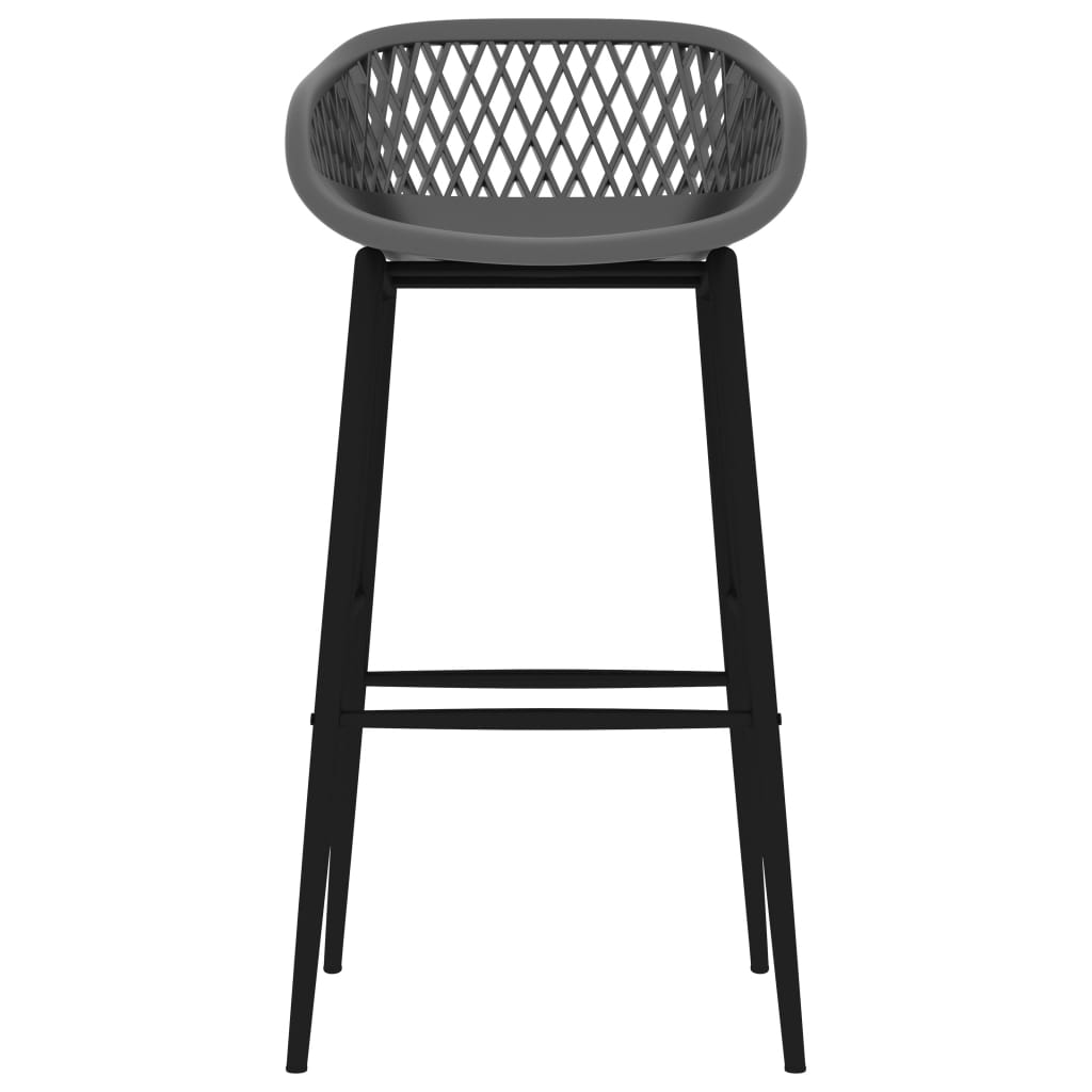 5 pcs conjunto de bar branco e cinzento