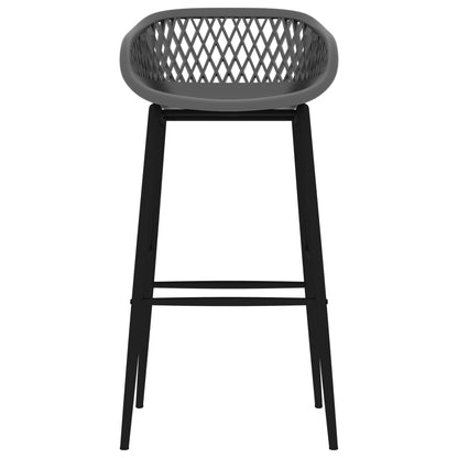 5 pcs conjunto de bar branco e cinzento