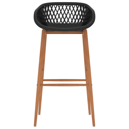 5 pcs conjunto de bar branco e preto