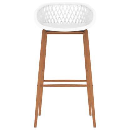 7 pcs conjunto de bar branco