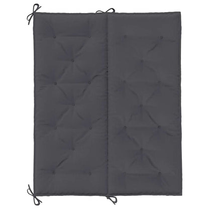 Almofadão banco jardim 120x(50+50)x7cm tecido oxford antracite