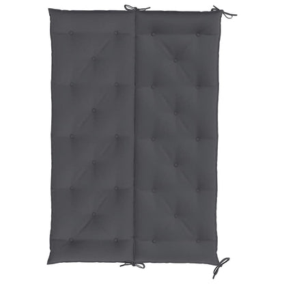 Almofadão banco jardim 150x(50+50)x7cm tecido oxford antracite