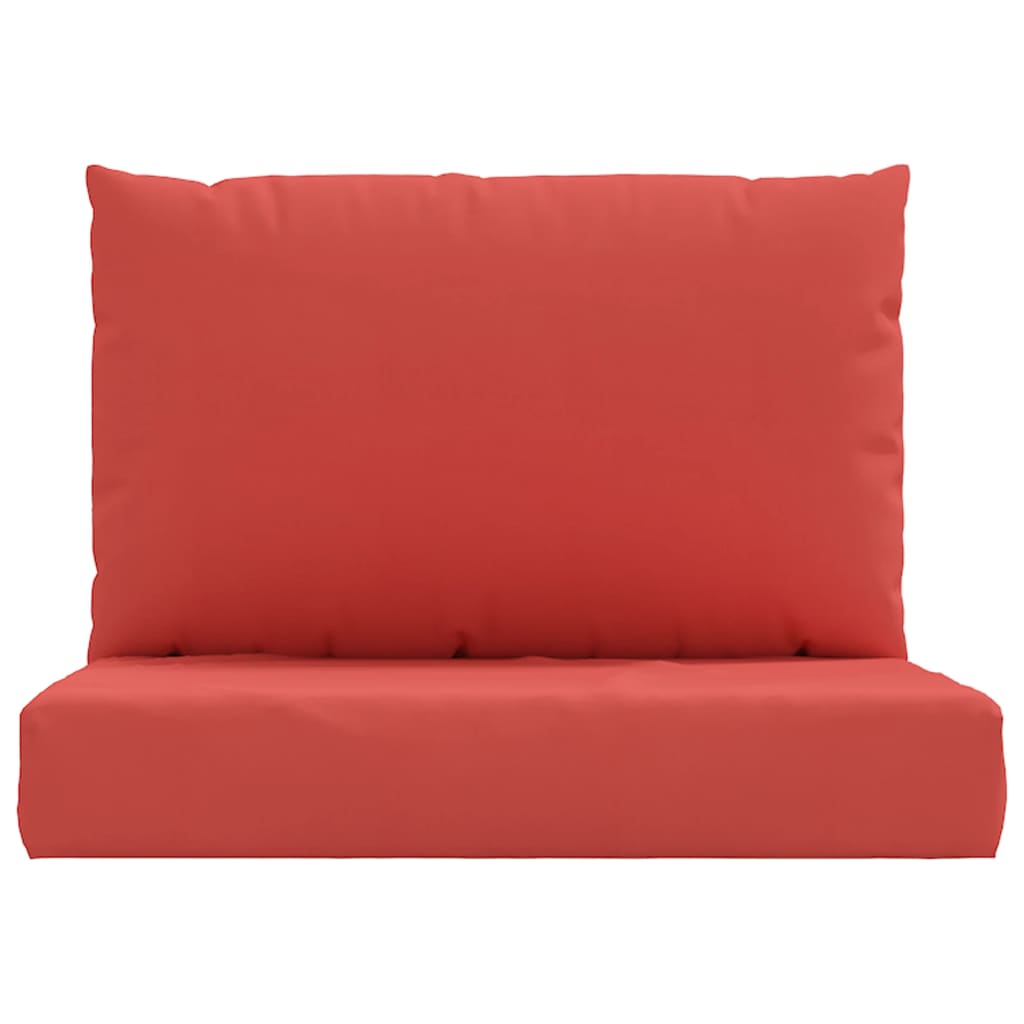 Almofadões p/ móveis de paletes 2 pcs tecido oxford vermelho