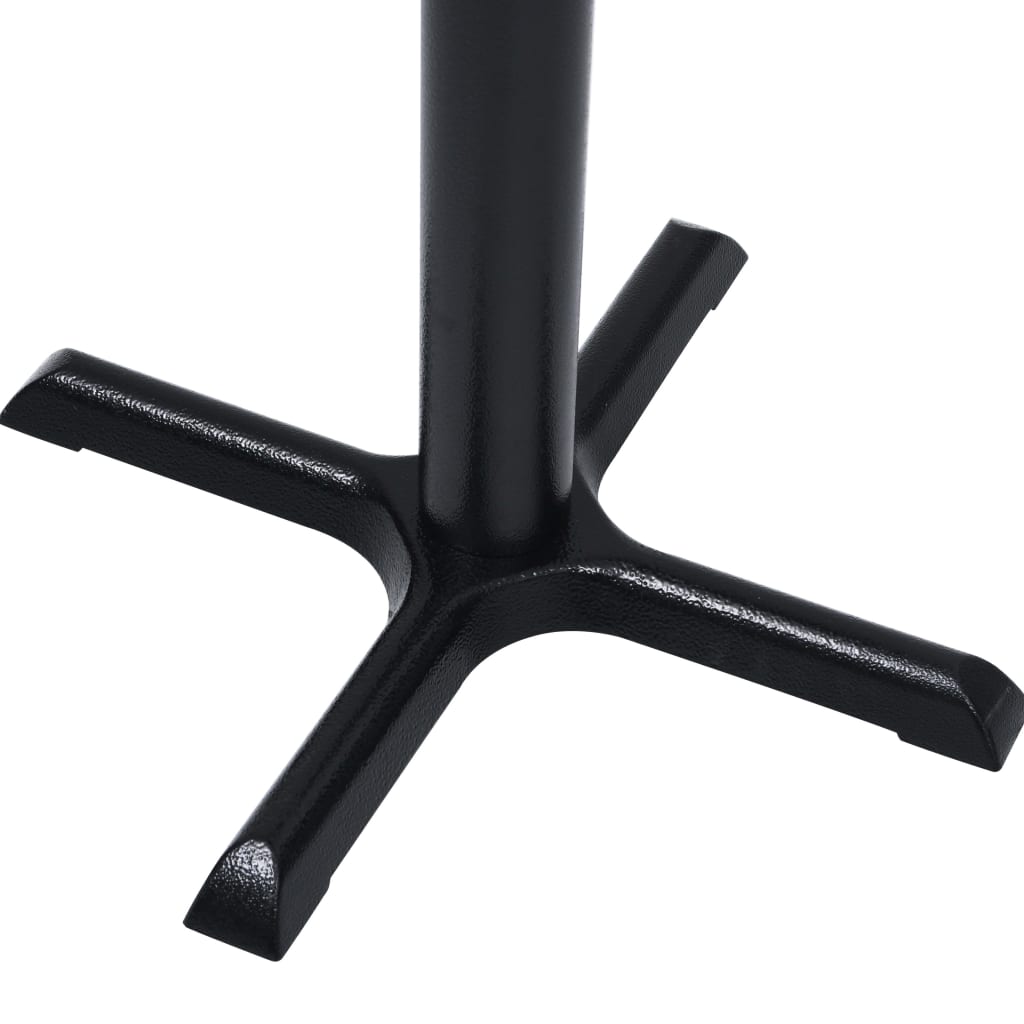 Perna para mesa de bistrô 56x56x72 cm ferro fundido preto