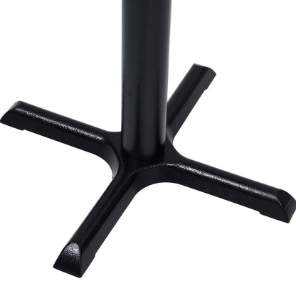 Perna para mesa de bistrô 56x56x107 cm ferro fundido preto