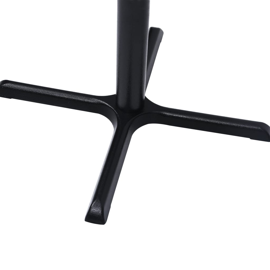Perna para mesa de bistrô 76x76x72 cm ferro fundido preto