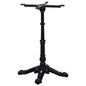Perna para mesa de bistrô 52x52x72 cm ferro fundido preto