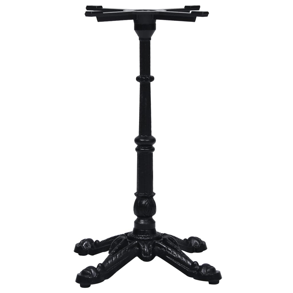 Perna para mesa de bistrô 52x52x72 cm ferro fundido preto