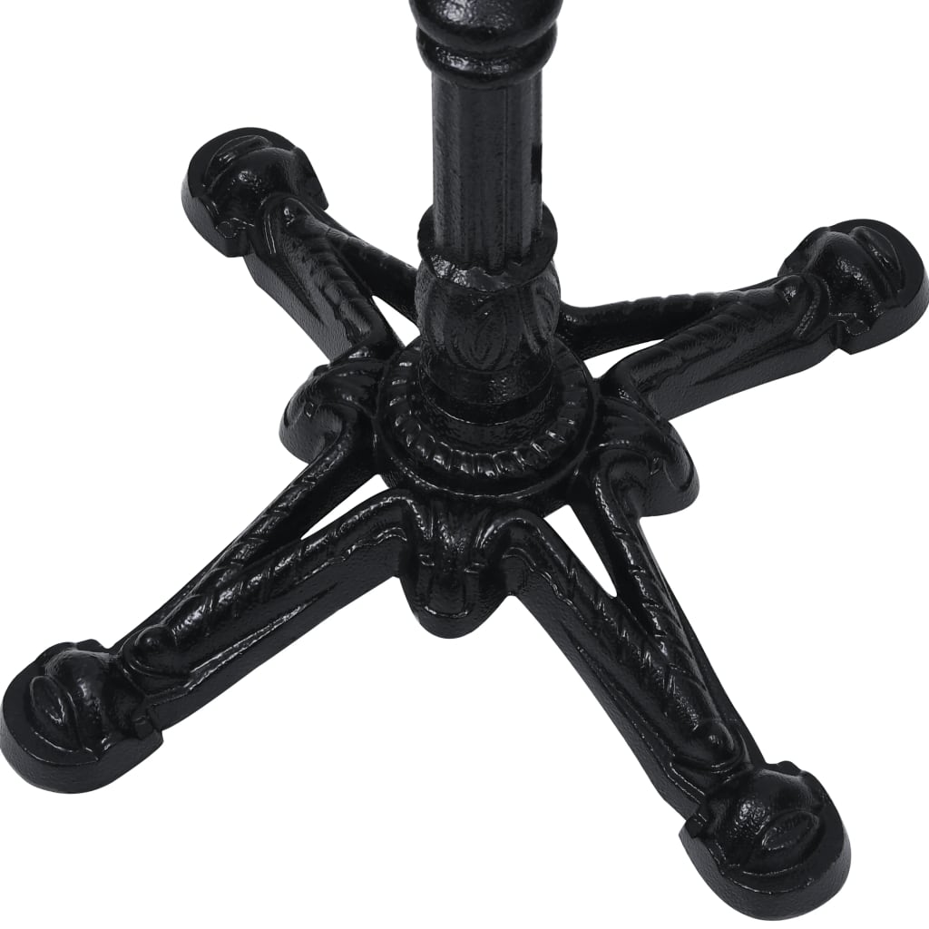 Perna para mesa de bistrô 52x52x72 cm ferro fundido preto