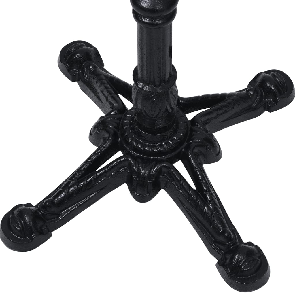 Perna para mesa de bistrô 52x52x108 cm ferro fundido preto