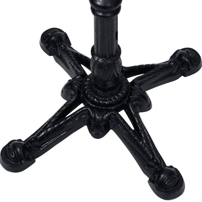 Perna para mesa de bistrô 52x52x108 cm ferro fundido preto
