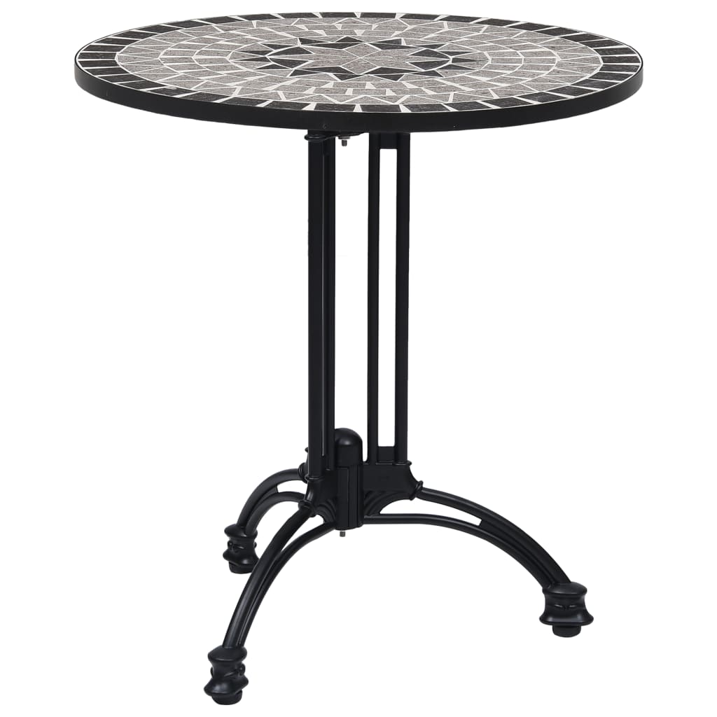 Perna para mesa de bistrô Ø60x72 cm alumínio fundido preto