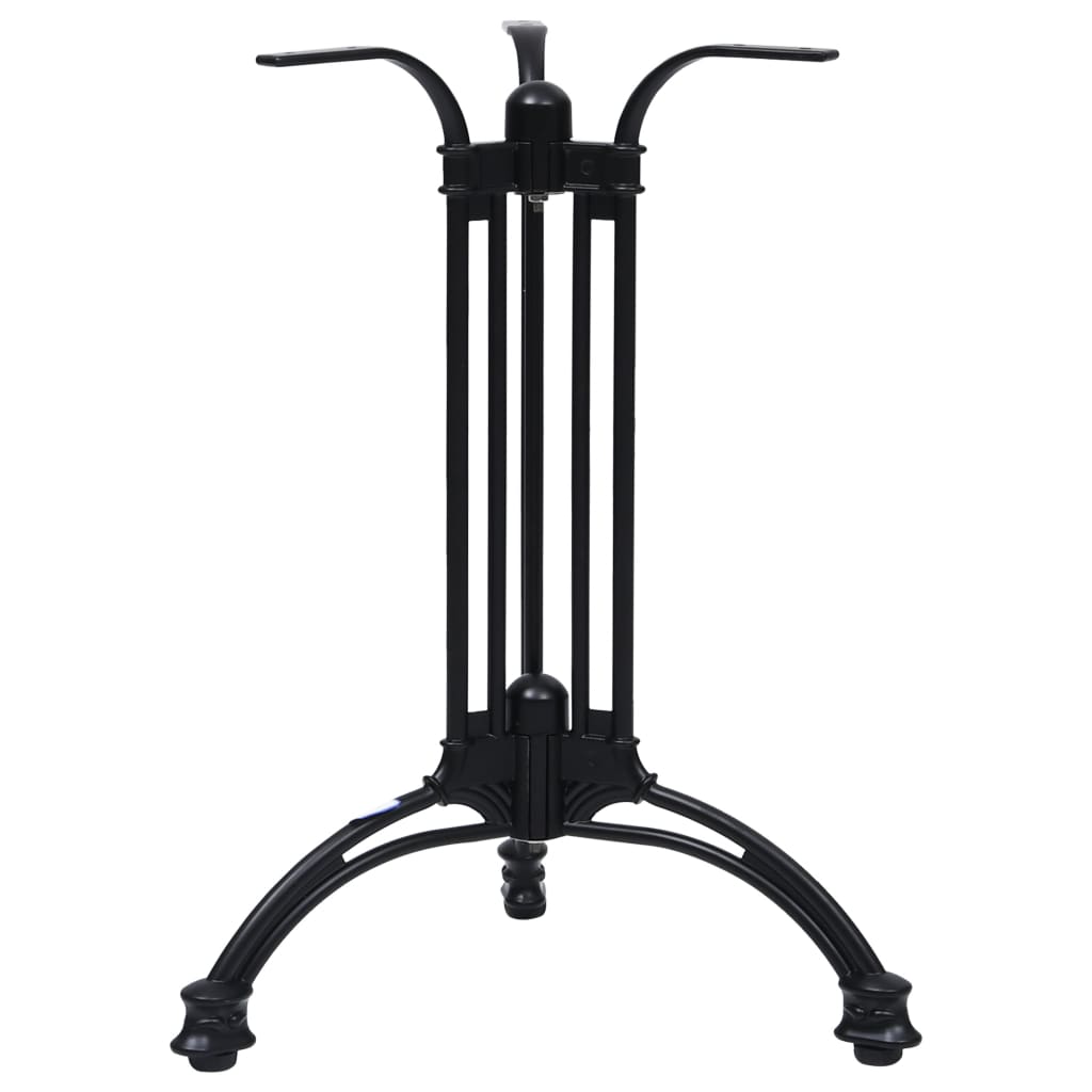 Perna para mesa de bistrô Ø60x72 cm alumínio fundido preto
