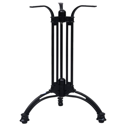 Perna para mesa de bistrô Ø60x72 cm alumínio fundido preto