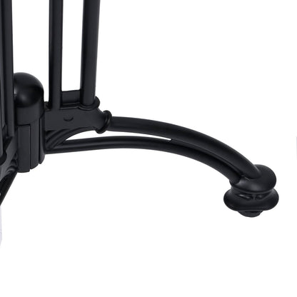 Perna para mesa de bistrô Ø60x72 cm alumínio fundido preto